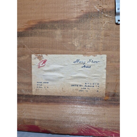 Mary Stone Fine Art Cat Bird Rare Painting - Picture 7 of 13